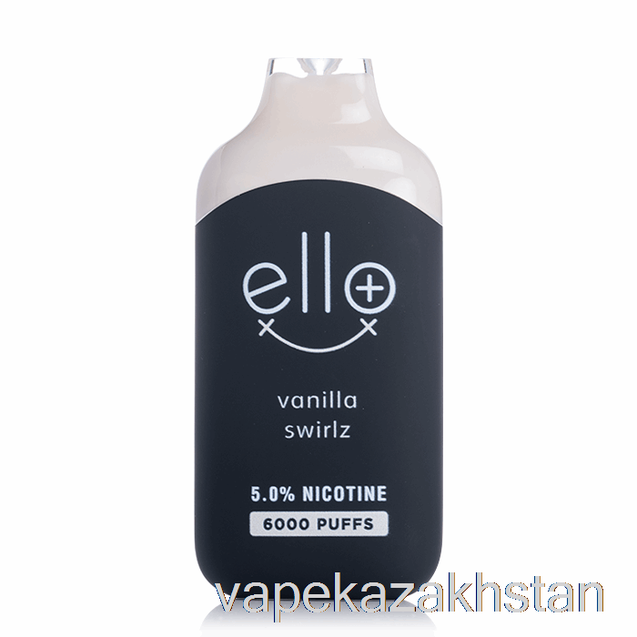 Vape Kazakhstan BLVK ELLO Plus 6000 Disposable Vanilla Swirlz